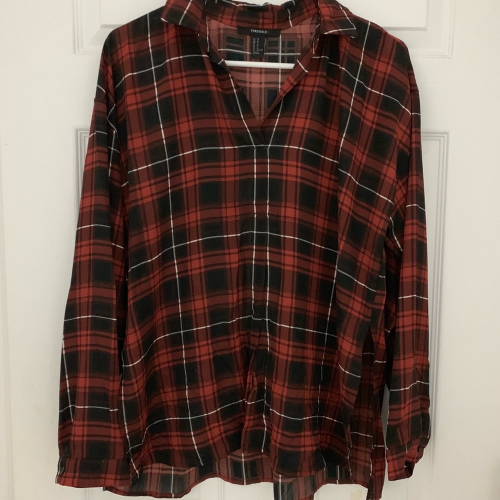 Forever 21 plaid top